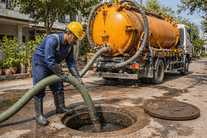 Septic Tank Cleaning For Corporates